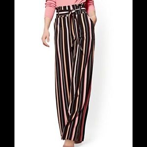 New York & company high waisted palazzo pant